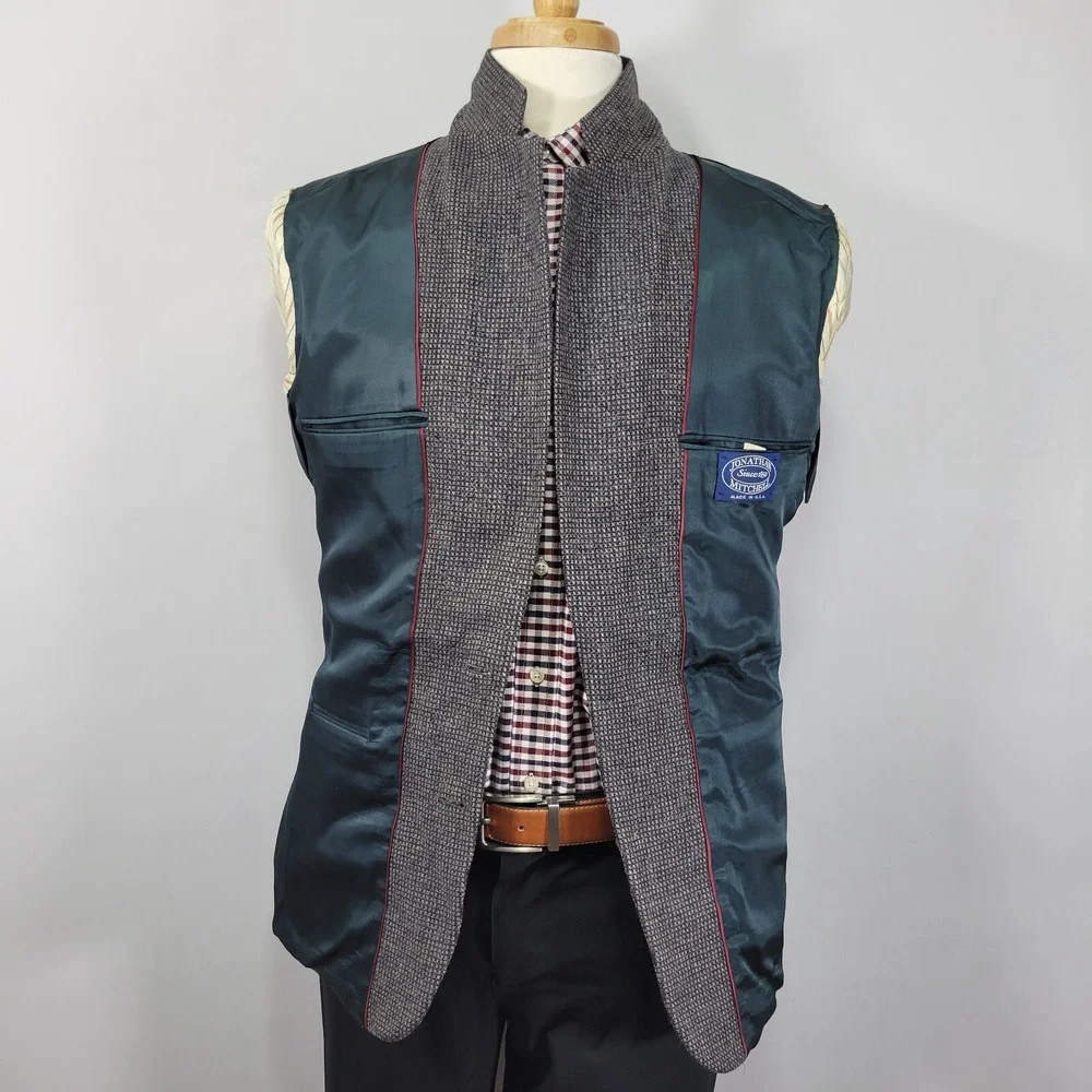 Jonathan‎ Mitchell Men's Tweed Sport Coat Blazer Two Button Size 40R